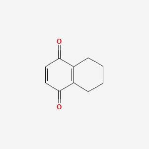molecular formula C10H10O2 B1618339 1,4-Naphthalenedione, 5,6,7,8-tetrahydro- CAS No. 7474-90-0