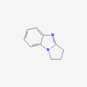 molecular formula C10H10N2 B1618340 2,3-dihydro-1H-pyrrolo[1,2-a]benzimidazole CAS No. 7724-48-3