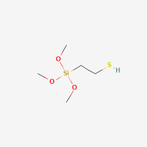molecular formula C5H14O3SSi B1618341 Ethanethiol, 2-(trimethoxysilyl)- CAS No. 7538-45-6