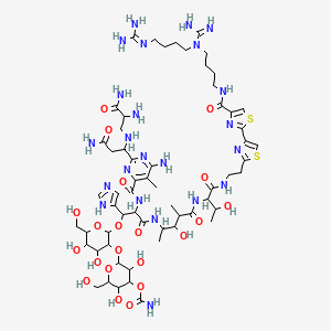 molecular formula C60H95N23O21S2 B1618344 博来霉素 B4 CAS No. 9060-11-1