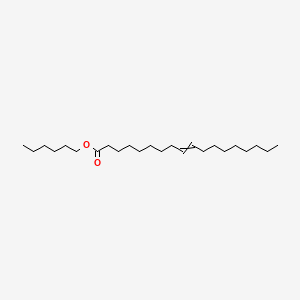 molecular formula C24H46O2 B1618345 9-Octadecenoic acid (9Z)-, hexyl ester CAS No. 20290-84-0