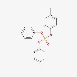 molecular formula C20H19O4P B1618347 苯基二(对甲苯基)磷酸酯 CAS No. 34909-69-8