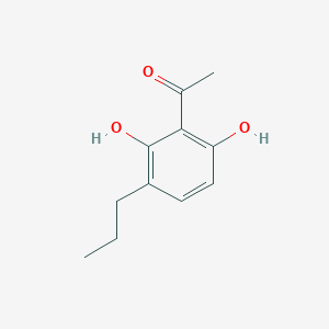 molecular formula C11H14O3 B1618349 1-(2,6-Dihydroxy-3-propylphenyl)ethanone CAS No. 53542-79-3