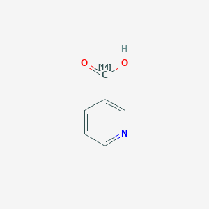 molecular formula C6H5NO2 B1618350 Nicotinic acid,[carboxyl-14C] CAS No. 2906-42-5