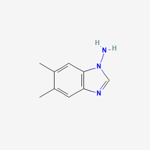 molecular formula C9H11N3 B1618353 1-Amino-5,6-dimethylbenzimidazole CAS No. 78288-57-0