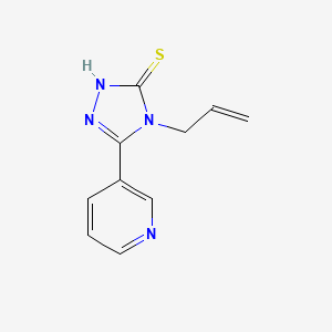 molecular formula C10H10N4S B1618355 4-Allyl-5-pyridin-3-yl-4H-[1,2,4]triazole-3-thiol CAS No. 80570-89-4