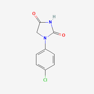 molecular formula C9H7ClN2O2 B1618358 1-(4-Chlorophenyl)imidazolidine-2,4-dione CAS No. 32549-33-0