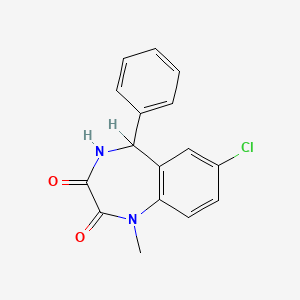 molecular formula C16H13ClN2O2 B1618366 3-Oxo-4,5-dihydro temazepam CAS No. 3294-96-0