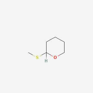 molecular formula C6H12OS B1618370 2H-Pyran, tetrahydro-2-(methylthio)- CAS No. 31053-11-9