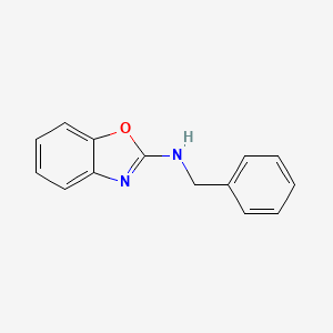molecular formula C14H12N2O B1618373 N-Benzyl-2-benzoxazolamine CAS No. 21326-87-4