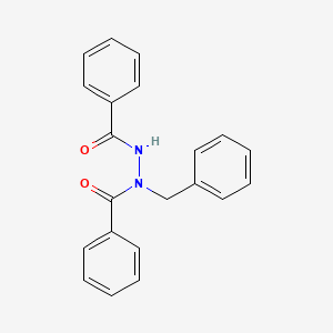 Hydrazine, 1,2-dibenzoyl-1-benzyl-