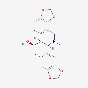 molecular formula C20H19NO5 B161839 Chelidonine, (-)- CAS No. 88200-01-5