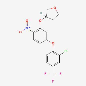 molecular formula C17H13ClF3NO5 B1618398 Furyloxyfen CAS No. 80020-41-3