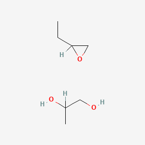 molecular formula C7H16O3 B1618416 1,2-Propanediol, polymer with ethyloxirane CAS No. 31923-86-1