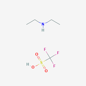 Methanesulfonic acid, trifluoro-, compd. with N-ethylethanamine (1:1)
