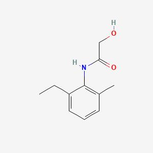 molecular formula C11H15NO2 B1618429 Acetamide, N-(2-ethyl-6-methylphenyl)-2-hydroxy- CAS No. 97055-05-5