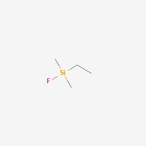 molecular formula C4H11FSi B161844 Silane, ethylfluorodimethyl- CAS No. 10132-71-5