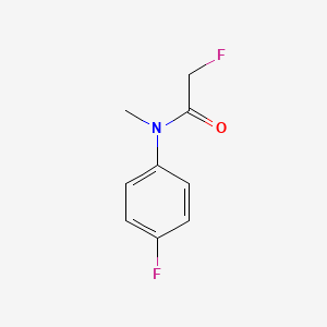 molecular formula C9H9F2NO B1618440 Acetanilide, 2,4'-difluoro-N-methyl- CAS No. 10016-06-5