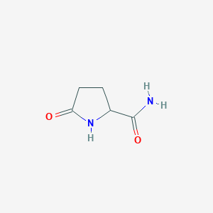 molecular formula C5H8N2O2 B1618445 5-Oxopyrrolidine-2-carboxamide CAS No. 5626-52-8