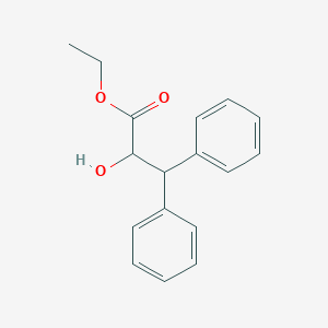 molecular formula C17H18O3 B1618451 Ethyl 2-hydroxy-3,3-diphenylpropanoate CAS No. 5449-42-3