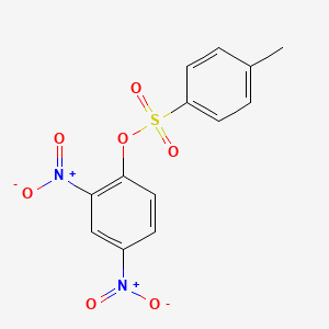 molecular formula C13H10N2O7S B1618456 2,4-Dinitrophenyl 4-methylbenzenesulfonate CAS No. 742-25-6