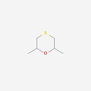 molecular formula C6H12OS B1618458 2,6-Dimethyl-1,4-oxathiane CAS No. 71172-25-3