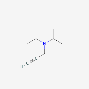 molecular formula C9H17N B1618463 2-Propyn-1-amine, N,N-bis(1-methylethyl)- CAS No. 6323-87-1