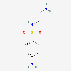 molecular formula C8H13N3O2S B1618466 4-amino-N-(2-aminoethyl)benzenesulfonamide CAS No. 6935-45-1