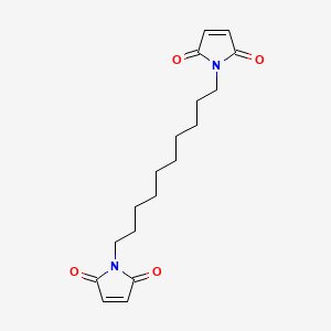 molecular formula C18H24N2O4 B1618468 1-[10-(2,5-Dioxopyrrol-1-yl)decyl]pyrrole-2,5-dione CAS No. 39763-02-5