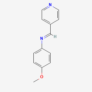 N-(4-methoxyphenyl)-1-pyridin-4-ylmethanimine