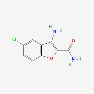 3-Amino-5-chloro-1-benzofuran-2-carboxamide