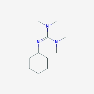 molecular formula C11H23N3 B1618487 2-Cyclohexyl-1,1,3,3-tetramethylguanidine CAS No. 5012-76-0