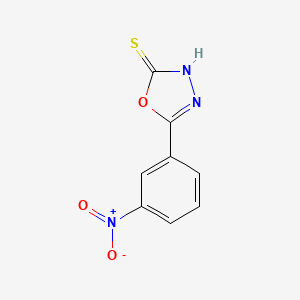 molecular formula C8H5N3O3S B1618496 5-(3-Nitrophenyl)-1,3,4-oxadiazole-2-thiol CAS No. 41421-07-2