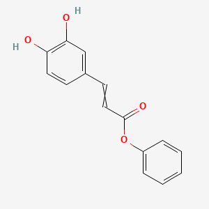 2-Propenoic acid, 3-(3,4-dihydroxyphenyl)-, phenyl ester