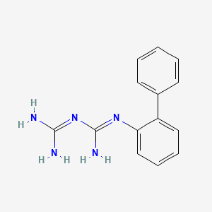 molecular formula C14H15N5 B1618499 N-联苯-2-基亚氨基二甲酰二胺 CAS No. 10378-16-2