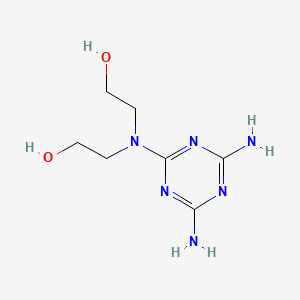 2-[(4,6-Diamino-1,3,5-triazin-2-yl)-(2-hydroxyethyl)amino]ethanol