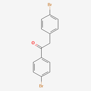 molecular formula C14H10Br2O B1618517 1,2-Bis(4-bromophenyl)ethanone CAS No. 7150-10-9