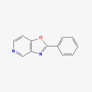 molecular formula C12H8N2O B1618519 2-Phenyloxazolo[4,5-c]pyridine CAS No. 34297-84-2