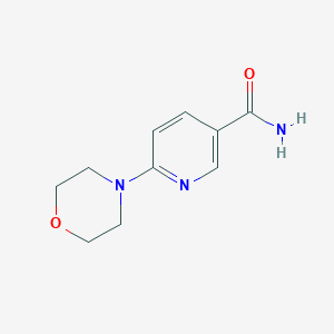 molecular formula C10H13N3O2 B1618522 6-Morfolinonicotinamida CAS No. 56501-17-8