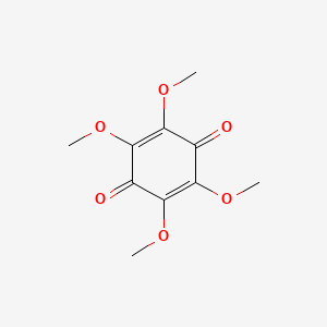 molecular formula C10H12O6 B1618523 2,3,5,6-Tetramethoxycyclohexa-2,5-diene-1,4-dione CAS No. 3117-06-4