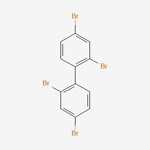 molecular formula C12H6Br4 B1618529 2,4-Dibromo-1-(2,4-dibromophenyl)benzene CAS No. 66115-57-9