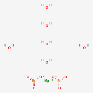 molecular formula Br2H12MgO12 B1618544 Magnesium bromate hexahydrate CAS No. 7789-36-8
