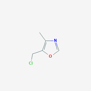 molecular formula C5H6ClNO B1618545 5-(Chloromethyl)-4-methyloxazole CAS No. 45515-22-8