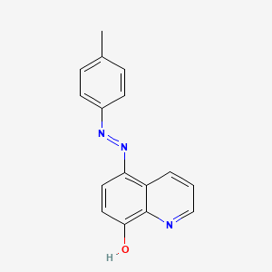 molecular formula C16H13N3O B1618548 5-(p-Tolylazo)-8-quinolinol CAS No. 32903-07-4