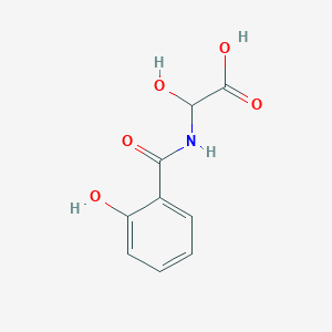 molecular formula C9H9NO5 B161855 N-Salicyl-alpha-hydroxyglycine CAS No. 136492-94-9