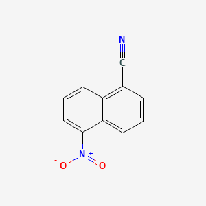 molecular formula C11H6N2O2 B1618555 5-Nitro-1-naphthalenecarbonitrile CAS No. 23245-64-9