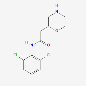 molecular formula C12H14Cl2N2O2 B1618578 2',6'-Dichloro-2-morpholinoacetanilide CAS No. 67624-90-2