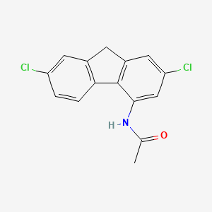 N-(2,7-Dichlorofluoren-4-yl)acetamide