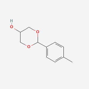 molecular formula C11H14O3 B1618580 2-(4-Methylphenyl)-1,3-dioxan-5-ol CAS No. 4757-23-7