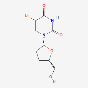 molecular formula C9H11BrN2O4 B1618585 5-Bromo-2',3'-dideoxyuridine CAS No. 28616-93-5